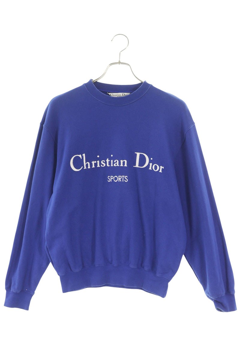 クリスチャンディオールスポーツ Christian Dior Sports 大きさ:L  K6K0103 ロゴタイプ刺しゅう汗水(青色)【406062】【BS99】【レディース】【中古】bb78#rinkan*B