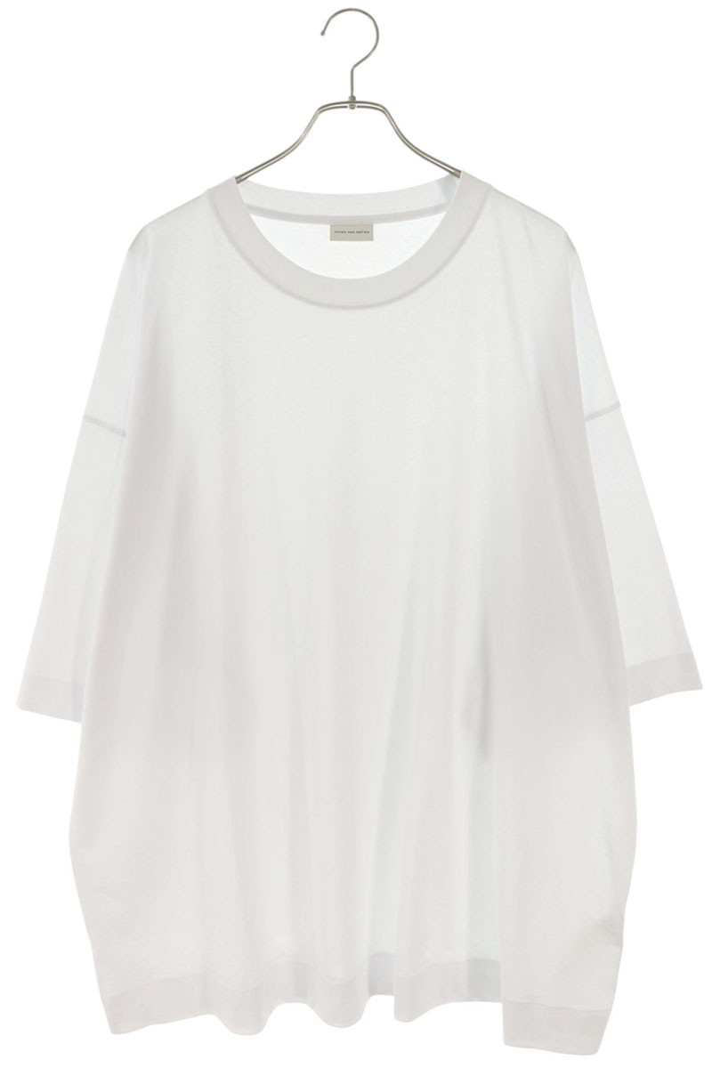 ドリスヴァンノッテン DRIES VAN NOTEN 大きさ:XL  25AW  252-021112-2603-001 大層らしい大きさティーシャツ(白いこと)【506062】【BS99】【メンズ】【中古】bb18#rinkan*A