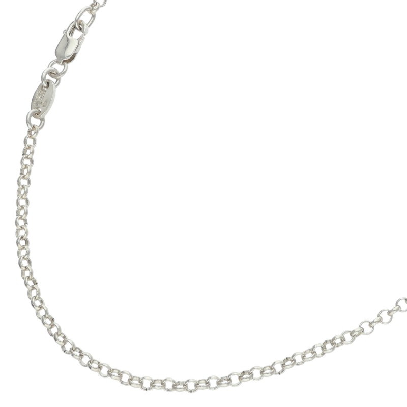 クロムハーツ Chrome Hearts 大きさ:16inch  NECKCHAIN R16 ロールチェーン16inch しろがね色首飾り(しろがね色 4.36g)【316062】【FK04】【小物】【中古】bb409#rinkan*B