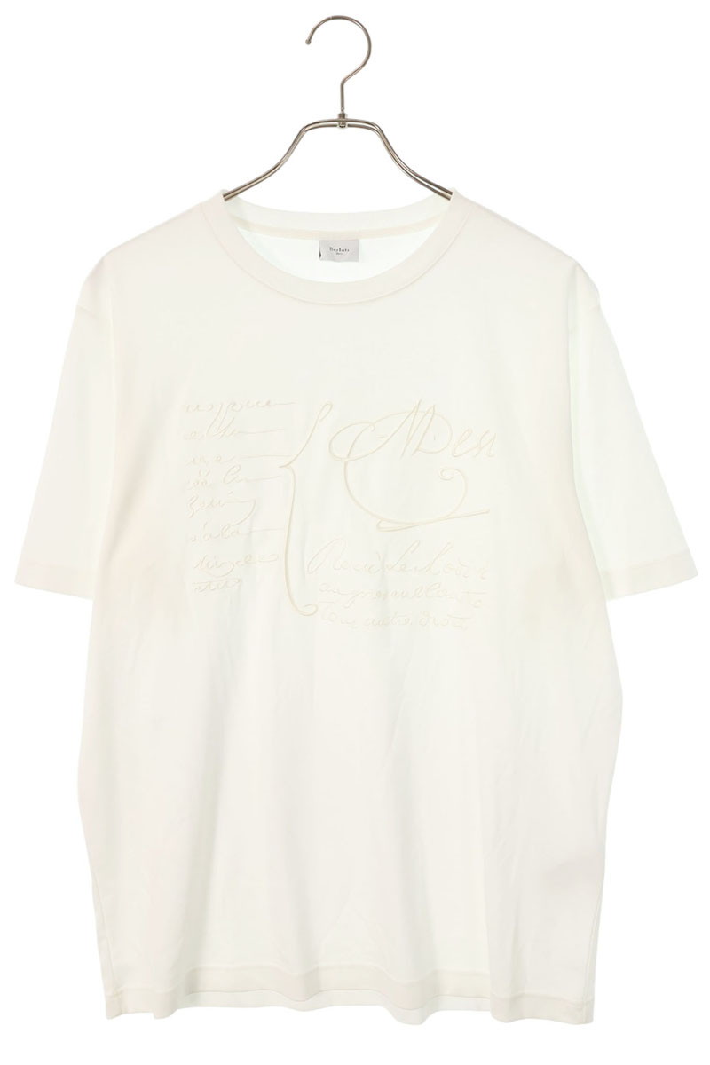 ベルルッティ Berluti 大きさ:S  R30JRS170-003 刺しゅうプルオーバー(白いこと)【606062】【BS99】【メンズ】【中古】bb51#rinkan*A