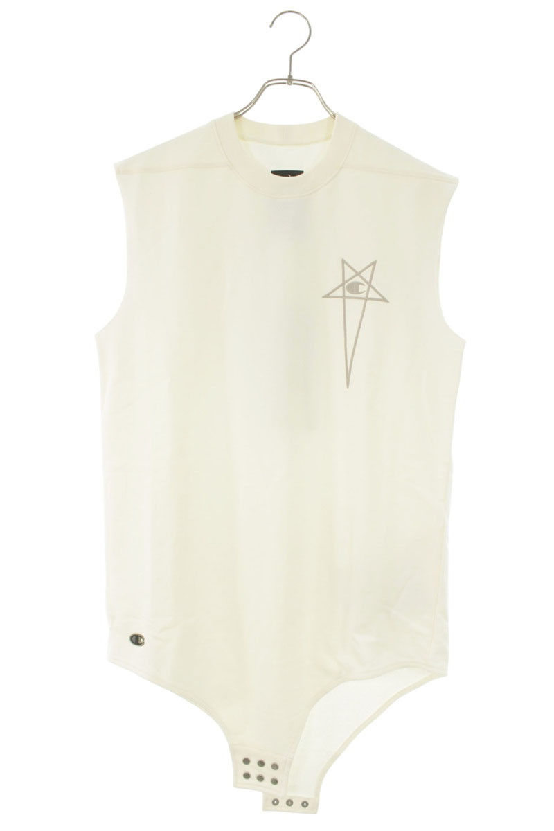 リックオウエンス Rick Owens 大いさ:S  CW02C9223-CHFE ロゴタイプ刺しゅう貯蔵タンクいの一番(白いこと)【606062】【OM10】【メンズ】【中古】bb356#rinkan*S