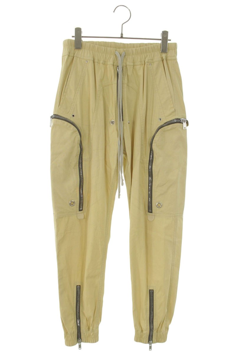リックオウエンス Rick Owens 大きさ:48  22SS  RU01B1377-TE バウハウスカーゴロングパンツ(黄色)【706062】【BS99】【メンズ】【中古】bb356#rinkan*B