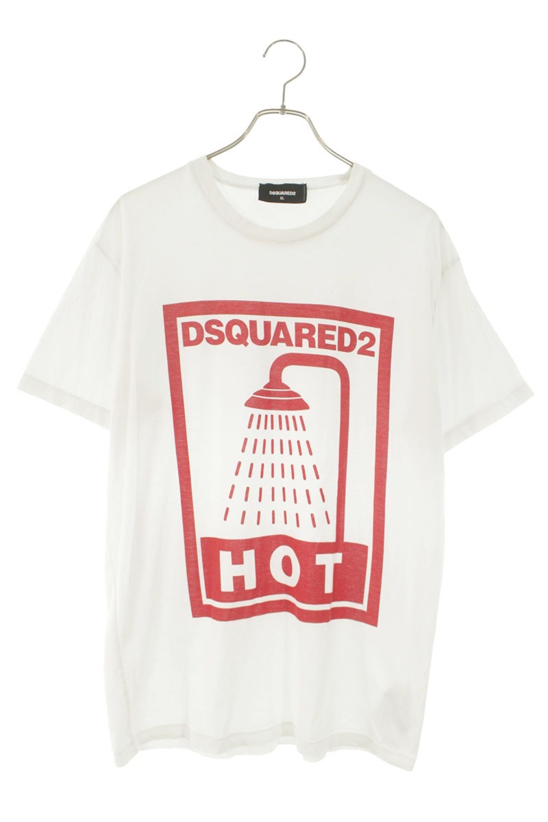 ディースクエアード DSQUARED2 大きさ:XL  S74GD651 ティーシャツ(白いこと)【706062】【BS99】【メンズ】【中古】bb466#rinkan*B
