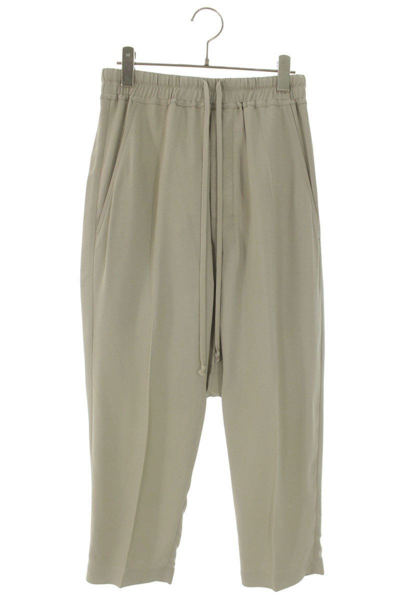 リックオウエンス Rick Owens 大きさ:44  RU01D3381-Y サルエルロングパンツ(ベージュ)【706062】【OM10】【メンズ】【中古】bb437#rinkan*A