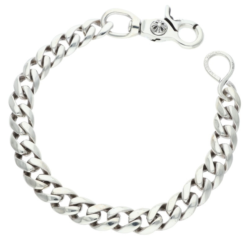 クロムハーツ Chrome Hearts　サイズ:ショート CLASSIC SHORT-S 1クリップショートクラシック シルバーウォレットチェーン(シルバー 177.73g)【216062】【SJ02】【小物】【中古】bb459#rinkan*B ｜RINKAN
