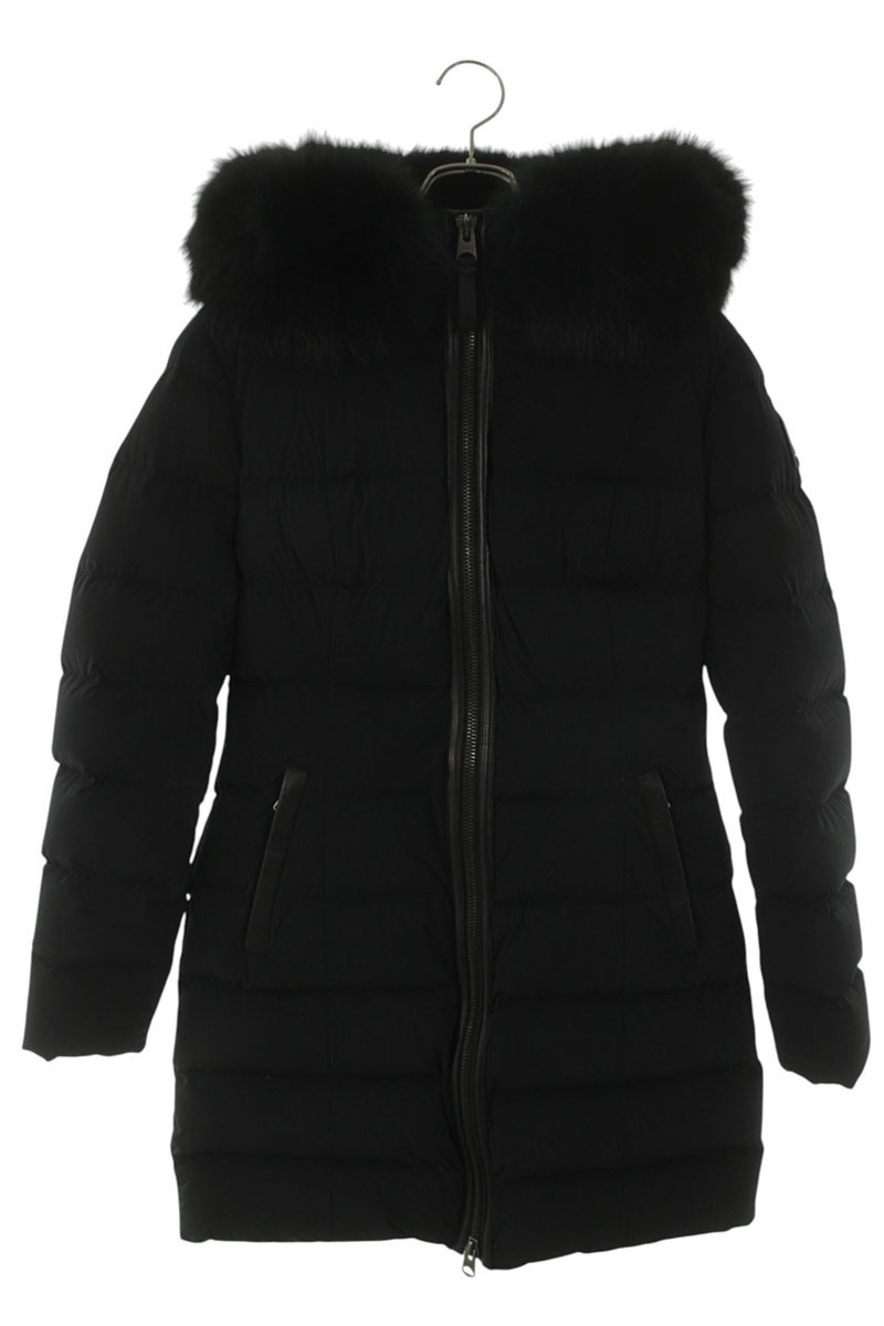 マッカージュ Mackage 大いさ:S  11752666-5A CALLA-BX フォックスファーナイロンダウンコート(黒いこと)【706062】【BS99】【レディース】【中古】bb30#rinkan*B