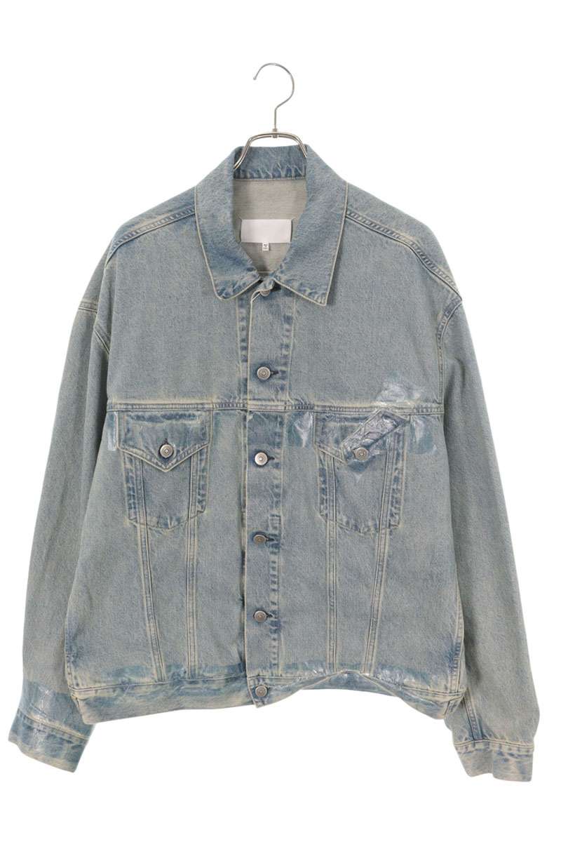 メゾンマルジェラ Maison Margiela 大きさ:48  26SS  S67AM0109 磁気テープ産業ジーンズ上衣(インディゴ)【906062】【SB01】【メンズ】【新古品】bb78#rinkan*N