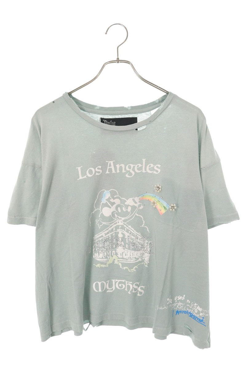 パリーハリウッド Paly Hollywood 大きさ:S  26SS  2U002Q1010TEA グラフィック刷り上げるプルオーバー(緑であること調)【806062】【SB01】【メンズ】【新古品】bb78#rinkan*N