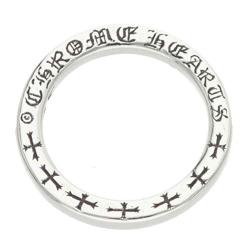 クロムハーツ Chrome Hearts 大きさ:13号  NTFL しろがね色輪っか(しろがね色 4.16g)【116062】【SJ02】【小物】【中古】bb415#rinkan*B