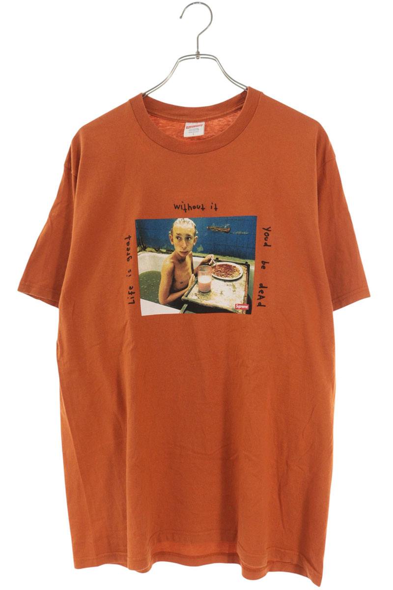 シュプリーム SUPREME 大きさ:L  22SS  Gummo Bathtub Tee ガンモバスタブプルオーバー(オレンジ色)【116062】【OM10】【メンズ】【中古】bb187#rinkan*B
