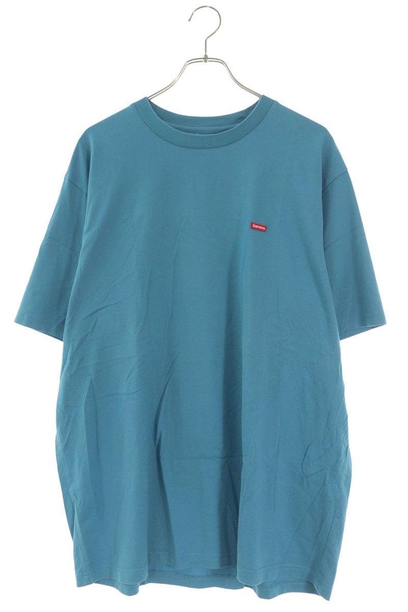 シュプリーム SUPREME 大きさ:XL  Small Box tee スモールボックスロゴプルオーバー(青色)【116062】【OM10】【メンズ】【中古】bb187#rinkan*B