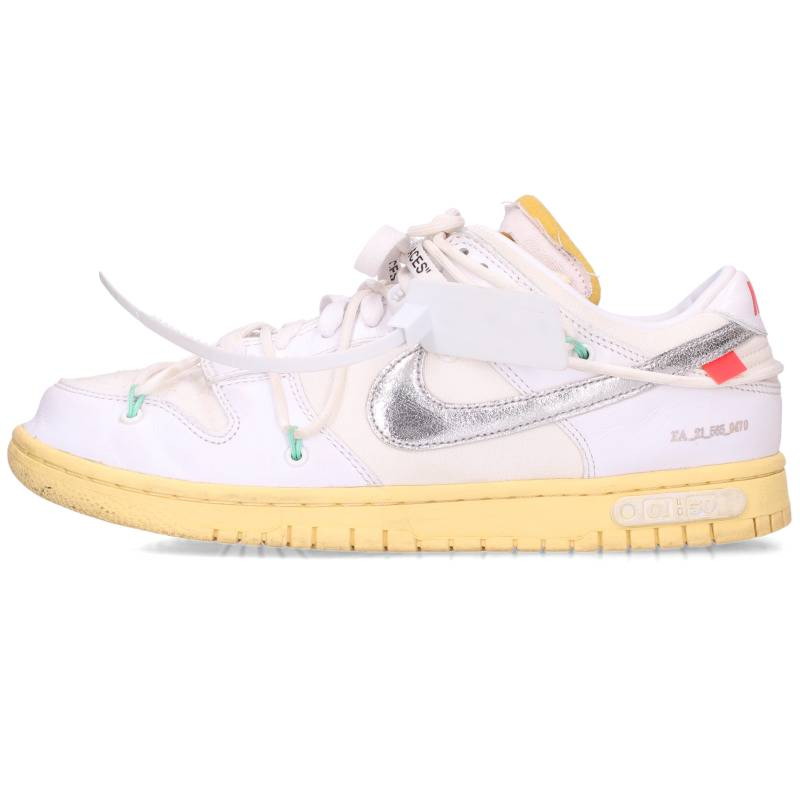 ナイキ オフホワイト NIKE OFF-WHITE　サイズ:26.5cm DUNK LOW THE 50 DM1602-127 ダンクロー01スニーカー(ホワイト調)【107062】【BS99】【メンズ】【小物】【中古】bb455#rinkan*B｜RINKAN 29,244円