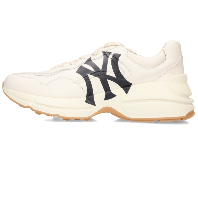 グッチ GUCCI サイズ:7.5 548638 Rhyton ライトン ローカットスニーカー(ホワイト)【526062】【BS99】【メンズ】【小物】【中古】bb94#rinkan*A|RINKAN