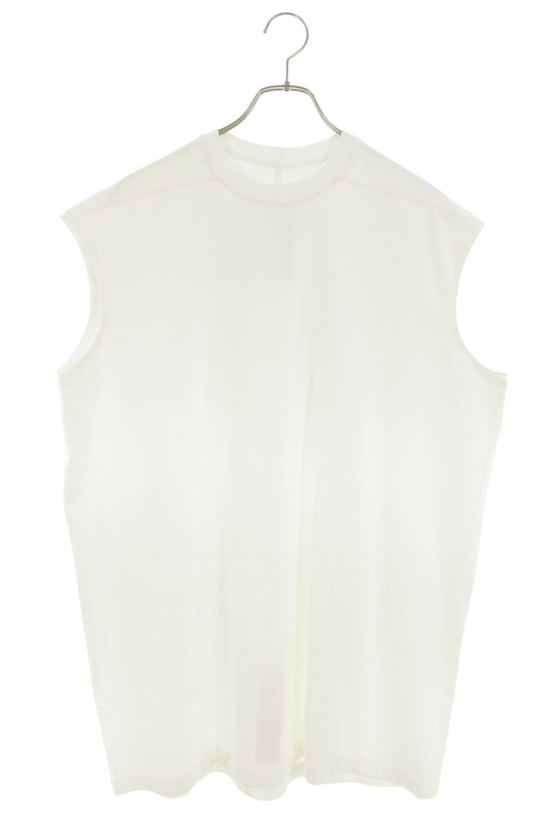 リックオウエンス Rick Owens サイズ:S RU01D3160-BA コットンタンクトップ(ホワイト)【107062】【BS99】【メンズ】【中古】bb310#rinkan*B|RINKAN