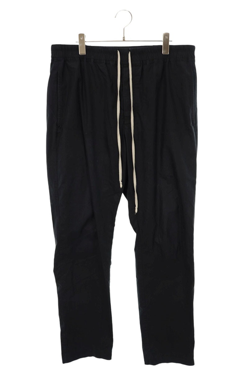 リックオウエンス Rick Owens　サイズ:52 RU01B1390-P ドローストリングイージーロングパンツ(ブラック)【416062】【OM10】【メンズ】【中古】bb127#rinkan*C｜RINKAN