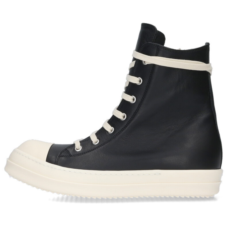 リックオウエンス Rick Owens　サイズ:45 26AW RU02F4890 RAMONES ラモーンズハイカットスニーカー(ブラック&times;ホワイト)【516062】【SB01】【メンズ】【小物】【新古品】bb78#rinkan*N ｜RINKAN