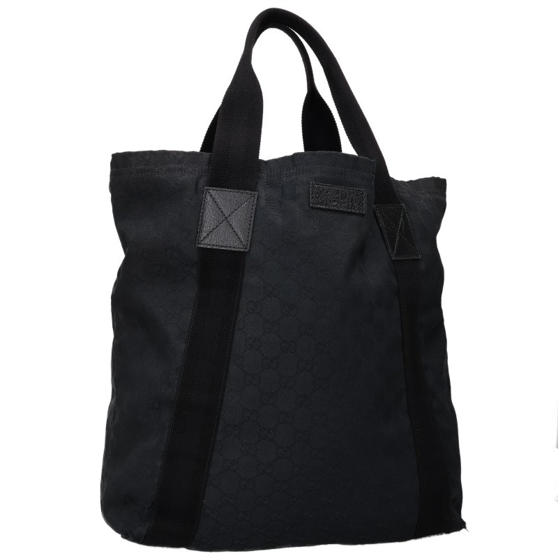 グッチ GUCCI 189669 GG柄キャンバストートバッグ(ブラック)【107062】【BS99】【小物】【中古】bb471#rinkan*C|RINKAN