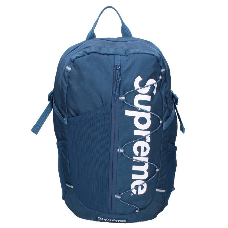 シュプリーム SUPREME　 17SS Backpack ボックスロゴナイロンバックパック(ブルー)【107062】【BS99】【小物】【中古】bb187#rinkan*B｜RINKAN