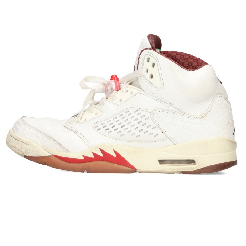ナイキ NIKE　サイズ:28.5cm AIR JORDAN 5 RETRO EL GRITO SAIL HF8833-100 エアジョーダン5レトログリートセイルスニーカー(ホワイト)【826062】【BS99】【メンズ】【小物】【中古】bb30#rinkan*C｜RINKAN