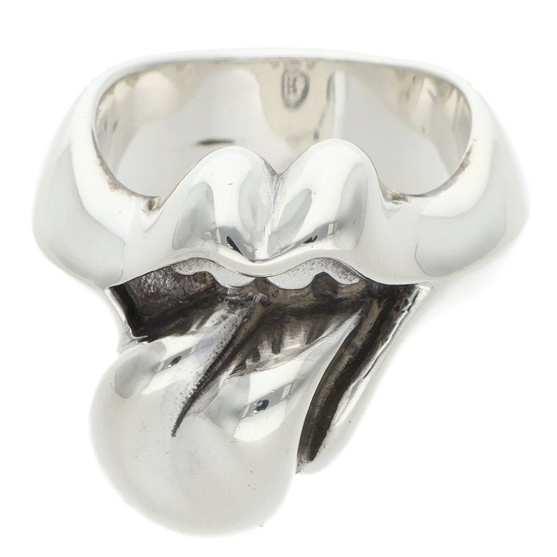 クロムハーツ Chrome Hearts サイズ:20号 LIP TONGUE-MD リップアンドタンミディアム シルバーリング(シルバー 30.22g)【526062】【NO05】【小物】【中古】bb432#rinkan*B|RINKAN