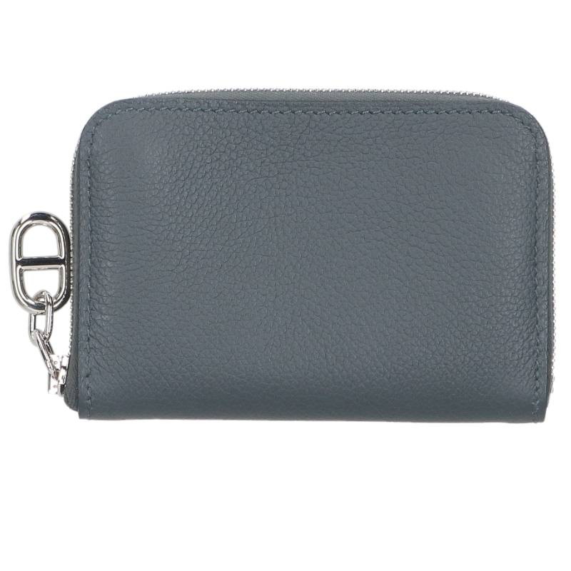 エルメス HERMES　 ジップアンゴー コンパクト G刻印 SV金具 グリメイヤー レザーカードケース(グレー&times;シルバー)【326062】【SB01】【小物】【中古】bb87#rinkan*A｜RINKAN 105,421円