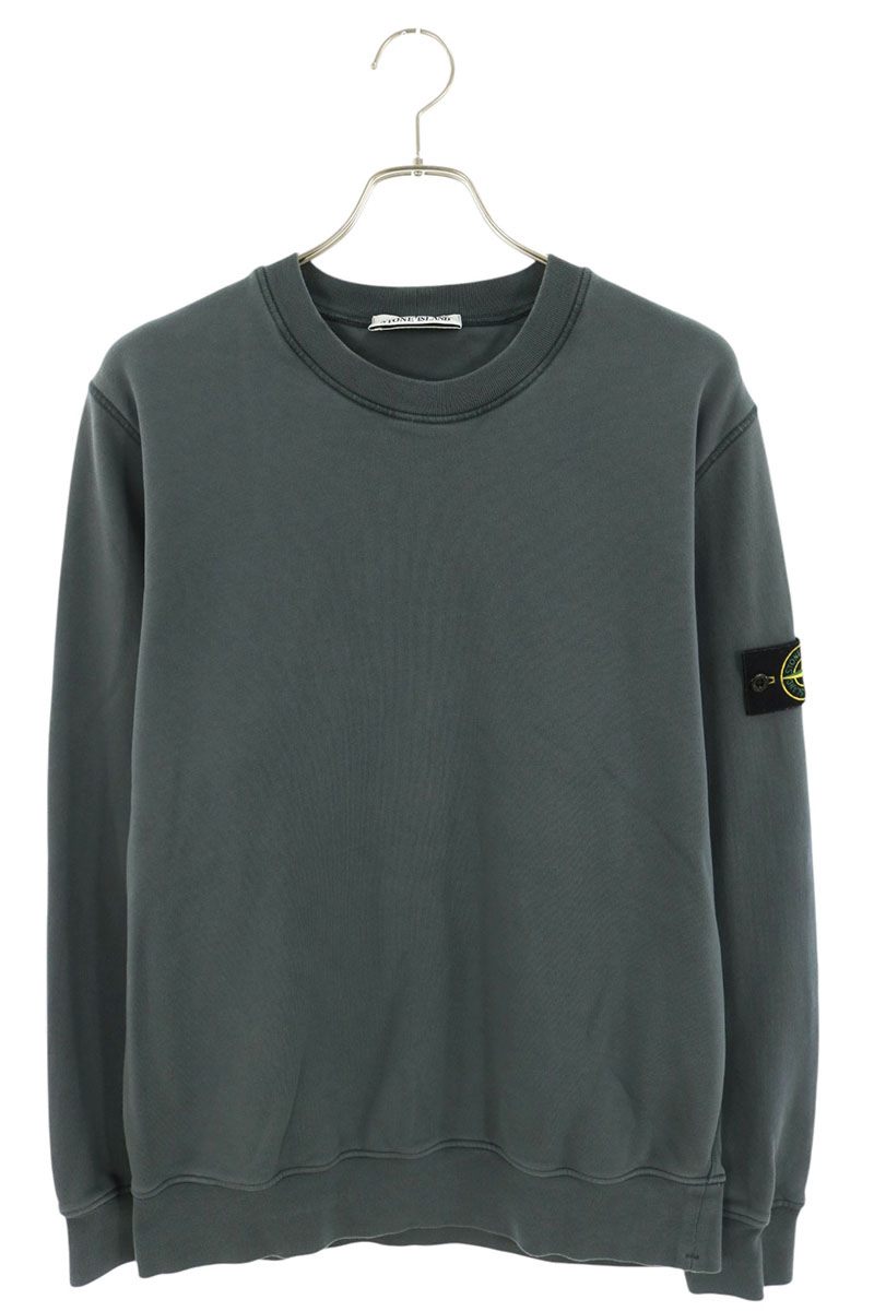 ストーンアイランド STONEISLAND サイズ:XL 791563051 パッチロゴスウェット(グレー)【626062】【FK04】【メンズ】【中古】bb459#rinkan*B|RINKAN