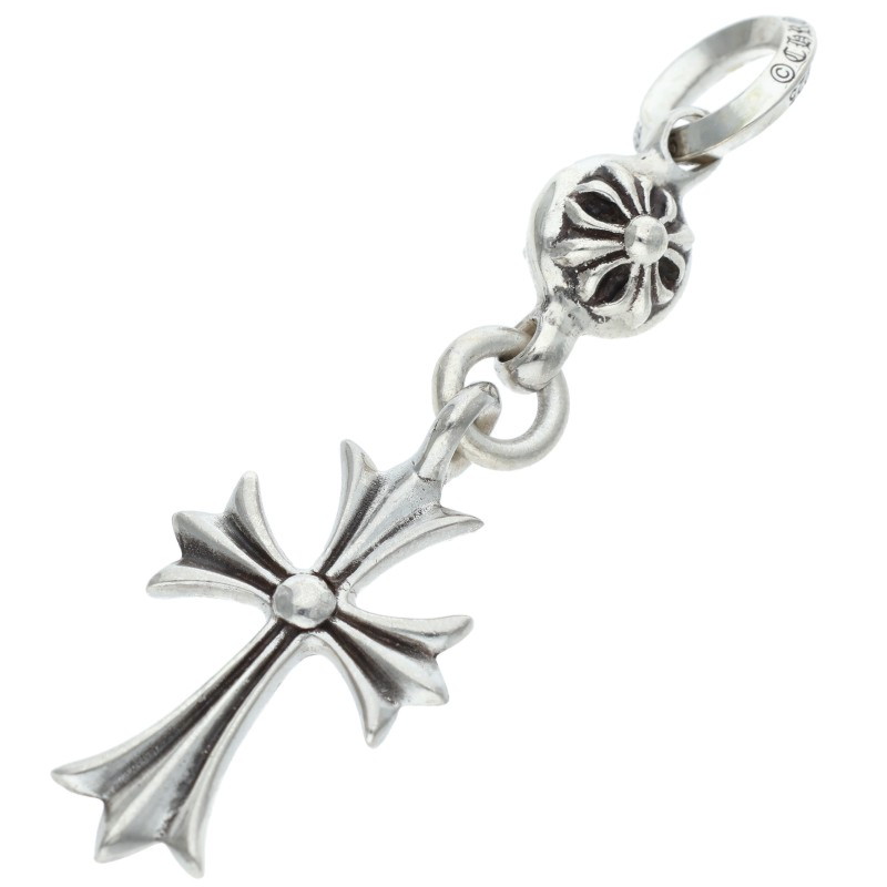 クロムハーツ Chrome Hearts 1B TNY CH CRS 1ボールタイニーCHクロス シルバーネックレストップ(シルバー 6.67g)【926062】【SS07】【小物】【中古】bb462#rinkan*B|RINKAN