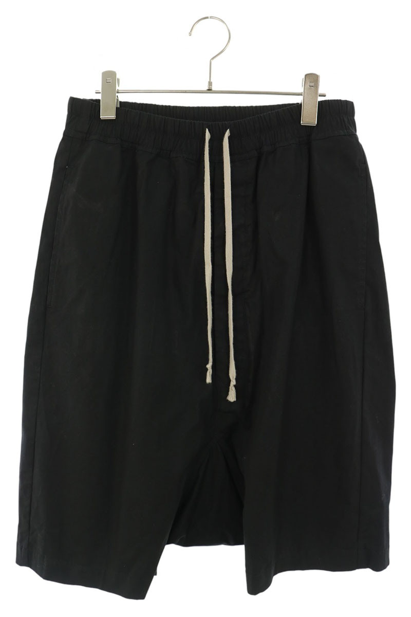リックオウエンス Rick Owens　サイズ:50 RU02E1384-TE ドローストリングポッズハーフパンツ(ブラック)【107062】【SS13】【メンズ】【中古】bb127#rinkan*B｜RINKAN