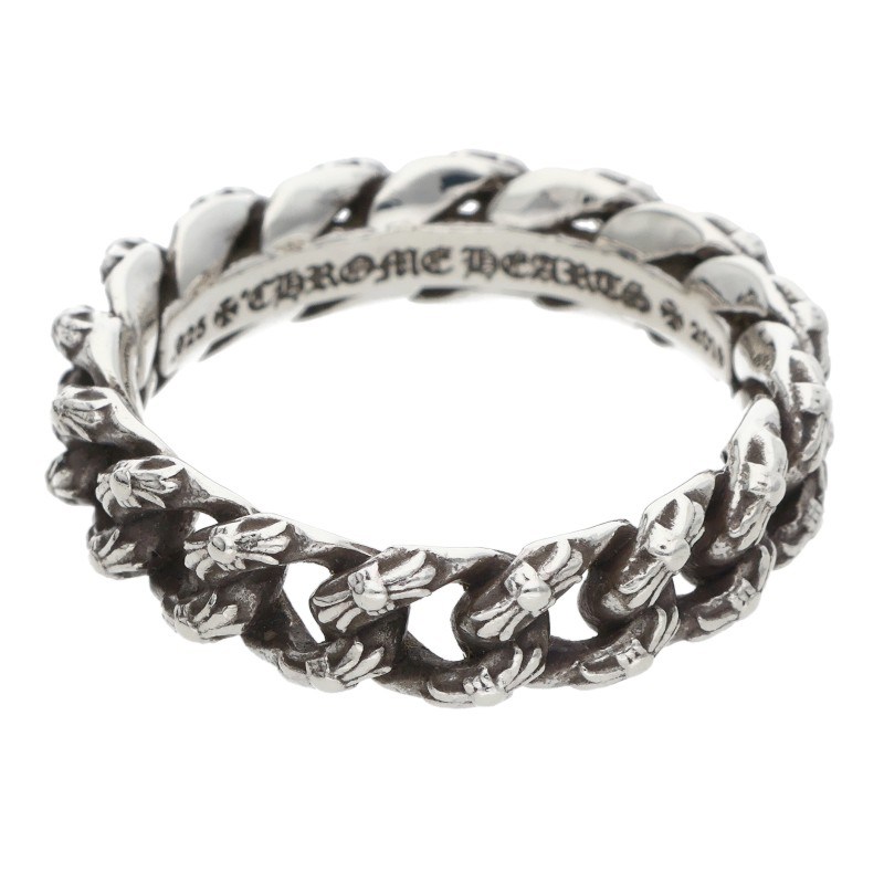 クロムハーツ Chrome Hearts　サイズ:25.5号 XTRA FANCY SML エクストラファンシースモール シルバーリング(シルバー 8.51g)【417062】【NO05】【小物】【中古】bb488#rinkan*B｜RINKAN