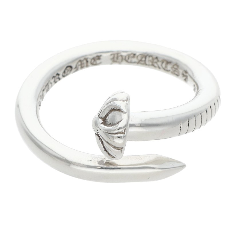 クロムハーツ Chrome Hearts　サイズ:16号 NAIL CRSBALL ネイルクロスボール シルバーリング(シルバー 6.71g)【607062】【SJ02】【小物】【中古】bb415#rinkan*B｜RINKAN