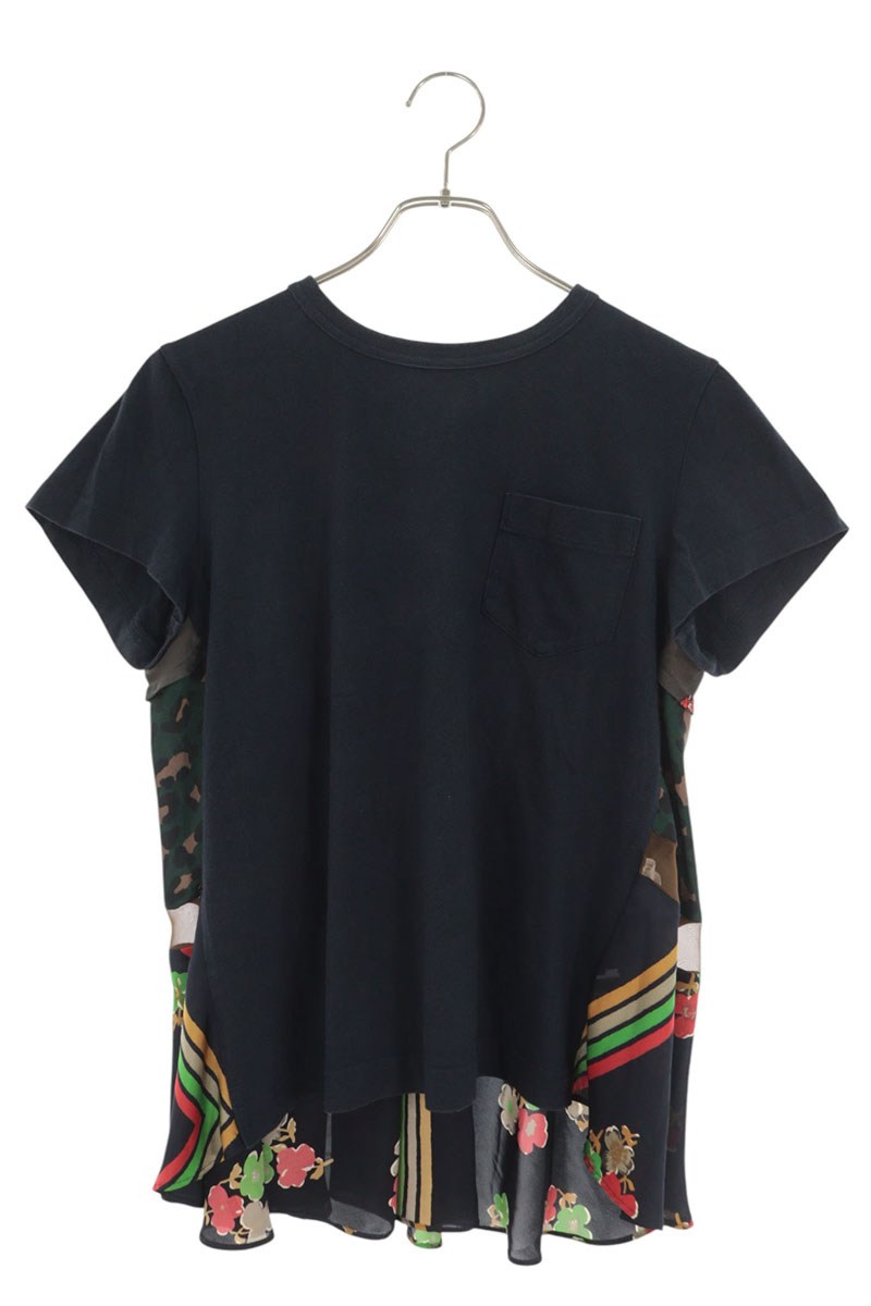 サカイ Sacai　&times;ペンドルトン PENDLETON サイズ:3 21-05442 素材切替ブラウス(マルチカラー)【017062】【BS99】【レディース】【中古】bb212#rinkan*B｜RINKAN