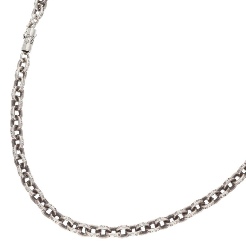 クロムハーツ Chrome Hearts サイズ:18inch PAPER CHAIN 18 ペーパーチェーン18inch シルバーネックレス(シルバー 33.47g)【817062】【FK04】【小物】【中古】bb187#rinkan*B|RINKAN