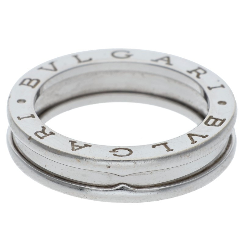 ブルガリ BVLGARI サイズ:51/11号 B-ZERO1 ビーゼロワン 1バンド K18WGリング(ホワイトゴールド 6.26g)【617062】【SB01】【小物】【中古】bb30#rinkan*B |RINKAN
