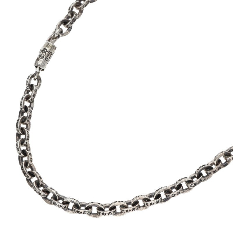 クロムハーツ Chrome Hearts サイズ:16inch PAPER CHAIN 16 ペーパーチェーン16inch シルバーネックレス(シルバー 26.03g)【917062】【SS07】【小物】【中古】bb406#rinkan*A |RINKAN