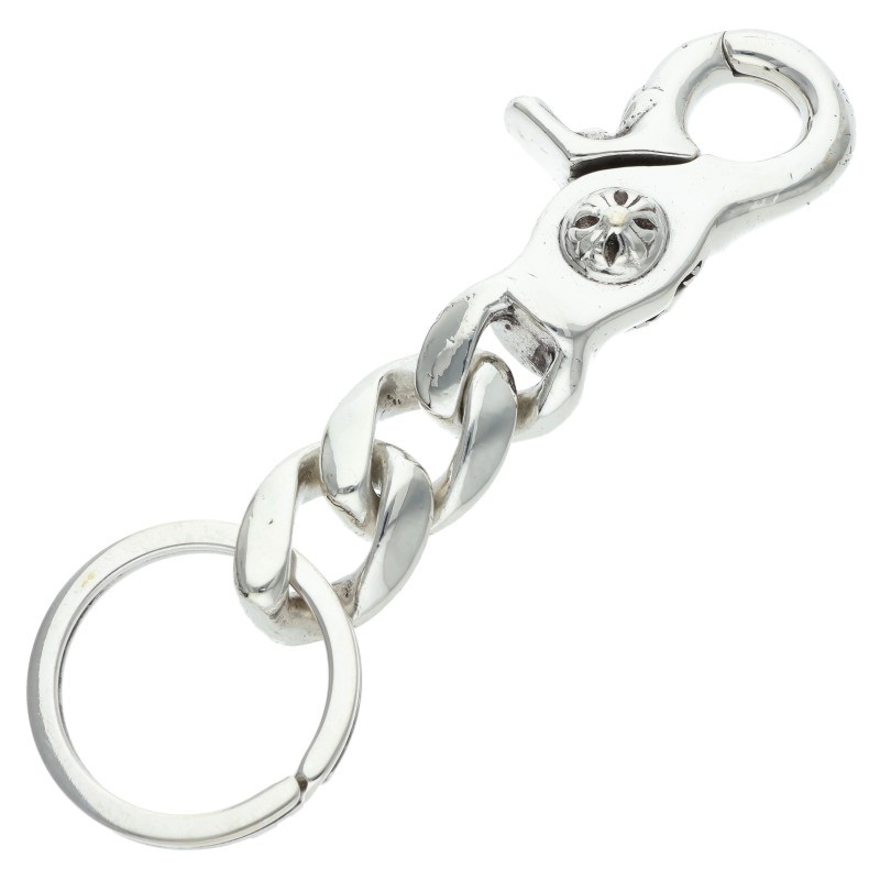 クロムハーツ Chrome Hearts　サイズ:ショート CLP CHN CLASSIC-S ショートクラシックリンク シルバーキーチェーン(シルバー 46.38g)【227062】【SJ02】【小物】【中古】bb92#rinkan*C｜RINKAN