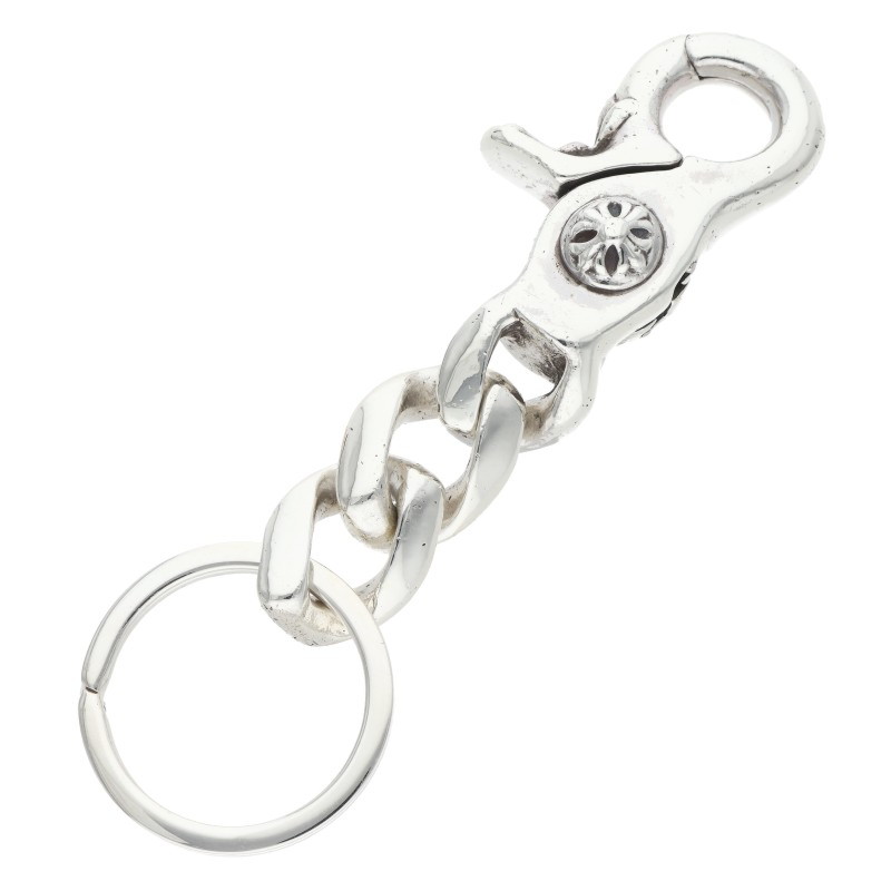 クロムハーツ Chrome Hearts サイズ:ショート CLP CHN CLASSIC-S ショートクラシックリンク シルバーキーチェーン(シルバー 44.81g)【327062】【GZ11】【小物】【中古】bb14#rinkan*C |RINKAN