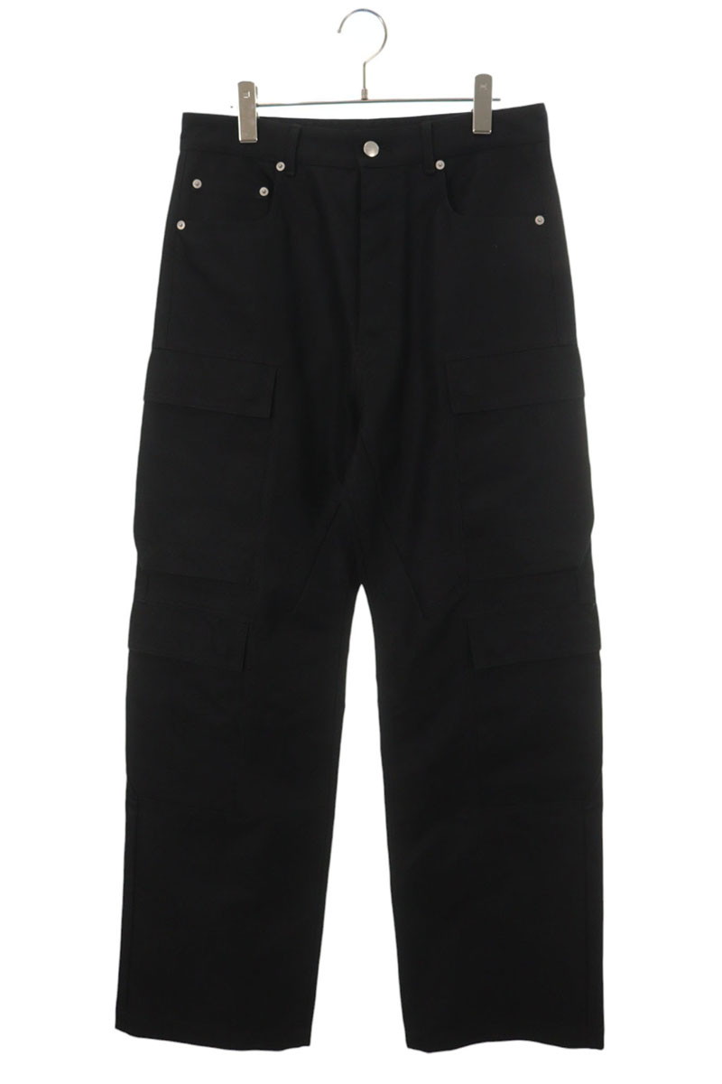 リックオウエンス Rick Owens　サイズ:29 26SS RU01F2340-CDU GETH CARGO ゲスカーゴロングパンツ(ブラック)【427062】【SB01】【メンズ】【中古】bb78#rinkan*S ｜RINKAN