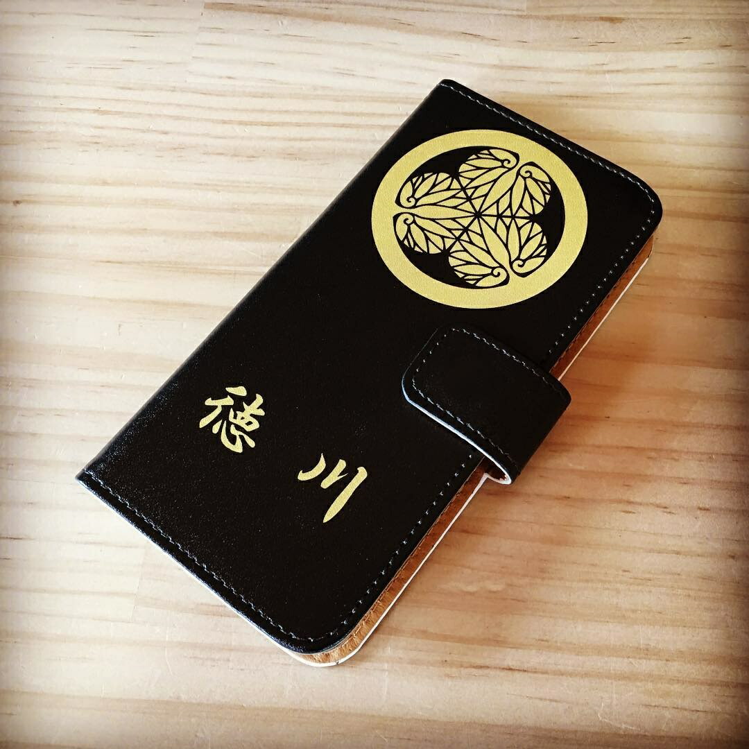 楽天市場】お好きな家紋で作れます！家紋入りスマホケース 名入れ