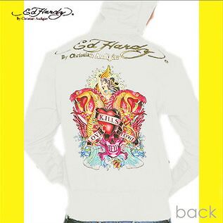 楽天市場】ED HARDY MENS SKELETON HOODIE SKUL&ROSES BLACK エド