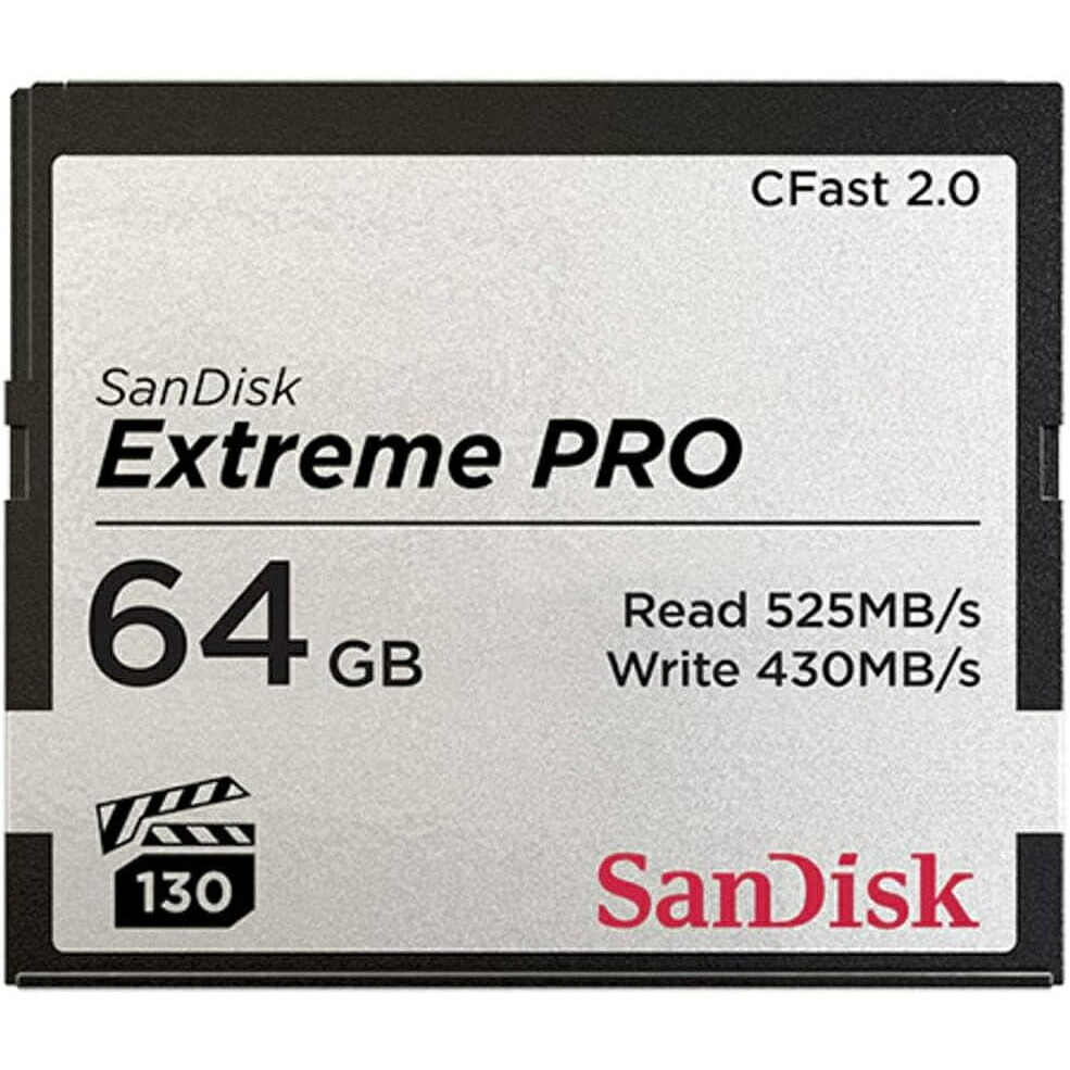 SanDisk サンディスク Extreme PRO CFast 2.0 歌留多 64GB 外国で包み  【即納】
