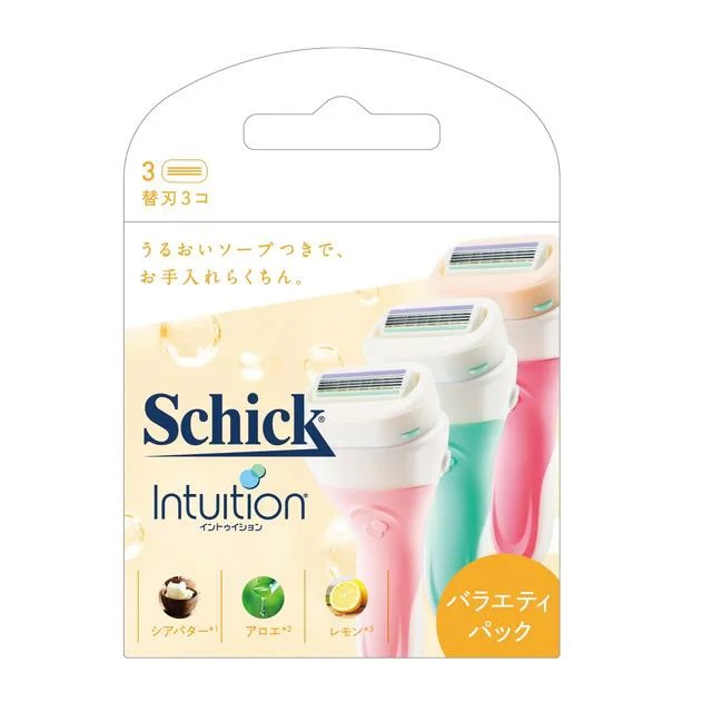 楽天市場】【3セット】シック イントゥイション 本体刃付き＋替