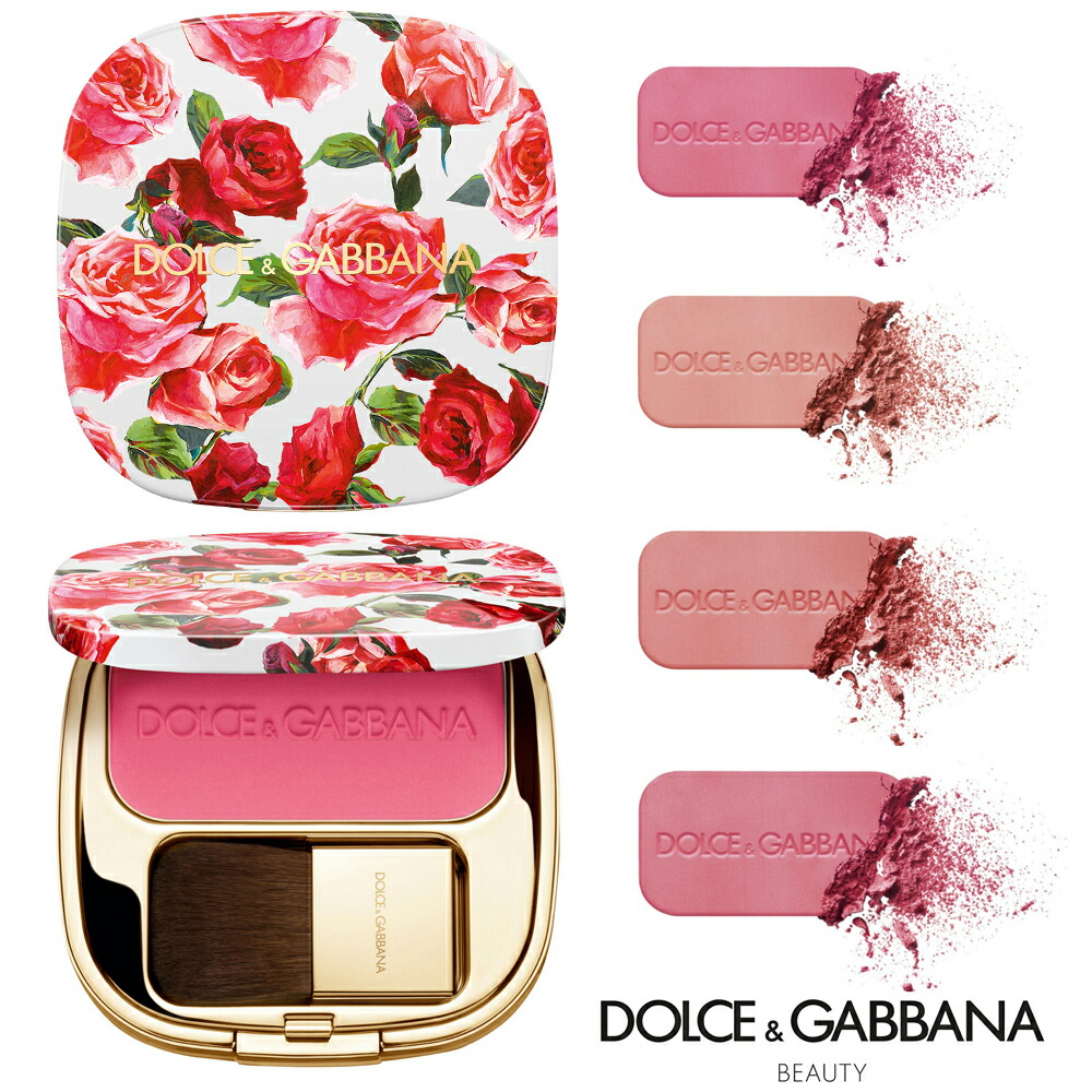 DOLCE＆GABBANA BEAUTY 毛はらいオブさくら色 ルミナスチークカラー【即納】 貨物輸送無料 コスメ デパコス チーク メイク かざり付ける品 黒色火薬手合い ドルチェ＆ガッバーナ もの言う花 210 420 ルミナスマット 400 410 シャイニー
