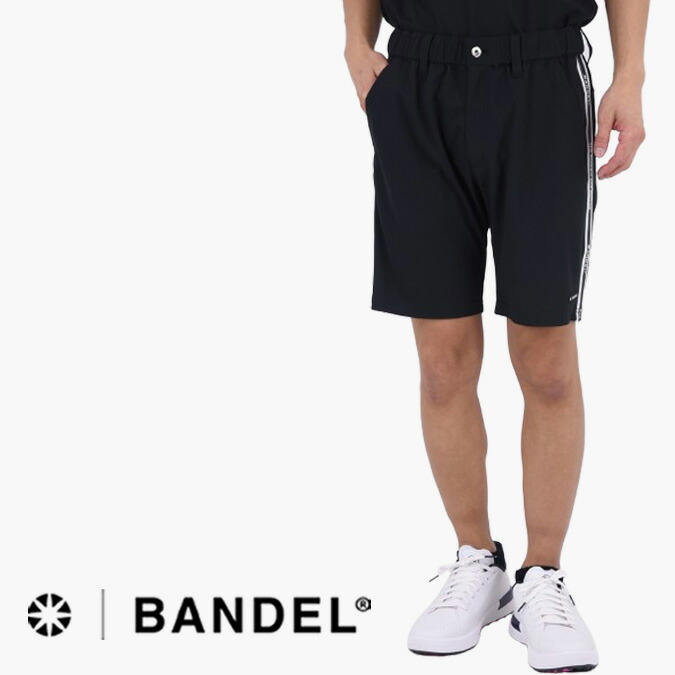【26SS】 BANDEL GOLF バンデルゴルフ CONCEPT NOTES TAPING HALF PANTS / カノコ素材 デザインテープ ショートパンツ ゴルフ スポーツ アウトドア カジュアル ボトムス 半ズボン プレゼント コンペ ラウンド メンズ ゴルフ ウェア バンデル メンズ 正規品 M-XL BGS-6STDHP