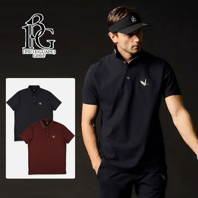 【26SS】【正規品】 1PIU1UGUALE3 GOLF ウノピュウ ウノピュウノウグァーレトレ ゴルフ LUXE MESH POLO / 接触冷感 微細メッシュ生地 ポロシャツ ロゴ スポーツ アウトドア カジュアル トップス 半袖 コンペ ラウンド メンズ ゴルフ ウェア 3-7 S-XXL GRT273-GPU022