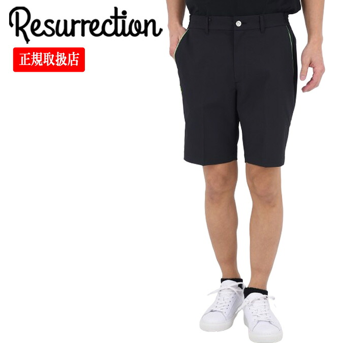 【26SS】Resurrection レザレクション NEON SHORT PANTS / ネオンシリーズ ブランドロゴ ショートパンツ スポーツ アウトドア カジュアル ボトムス 半ズボン パンツ 東京 ネオン 快適 UVカット 撥水性 コンペ ラウンド メンズ ゴルフ ウェア 正規品 M-XL BF12PT11-M* 24,750円