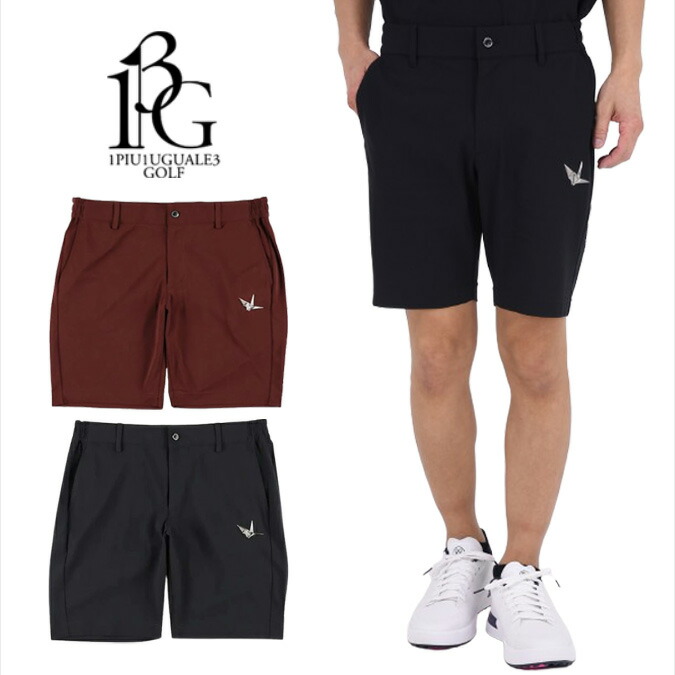 【26SS】【正規品】 1PIU1UGUALE3 GOLF ウノピュウ ウノピュウノウグァーレトレ ゴルフ LUXE MESH SHORTS / 接触冷感 微細メッシュ生地 ショートパンツ ロゴ スポーツ ボトムス 半ズボン コンペ ラウンド メンズ ゴルフ ウェア 正規品 4-6 M-XL GRP206-GPU022