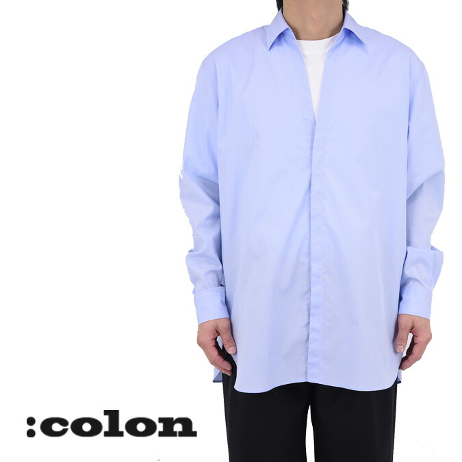 colon コロン 100/2 COTTON BROAD / コットンブロード スキッパーシャツ カジュアル ウェア 長袖 アウトドア リラックス 定番 快適 スキッパー ブロード レジャー スポーツ 高級感 耐久性 日常 ギフト プレゼント メンズ ウェア 3 L CSH-33-26S1