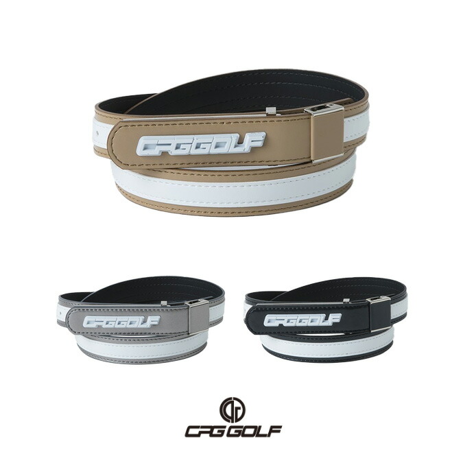 楽天市場】CPG GOLF シーピージーゴルフ Round logo buckle belt