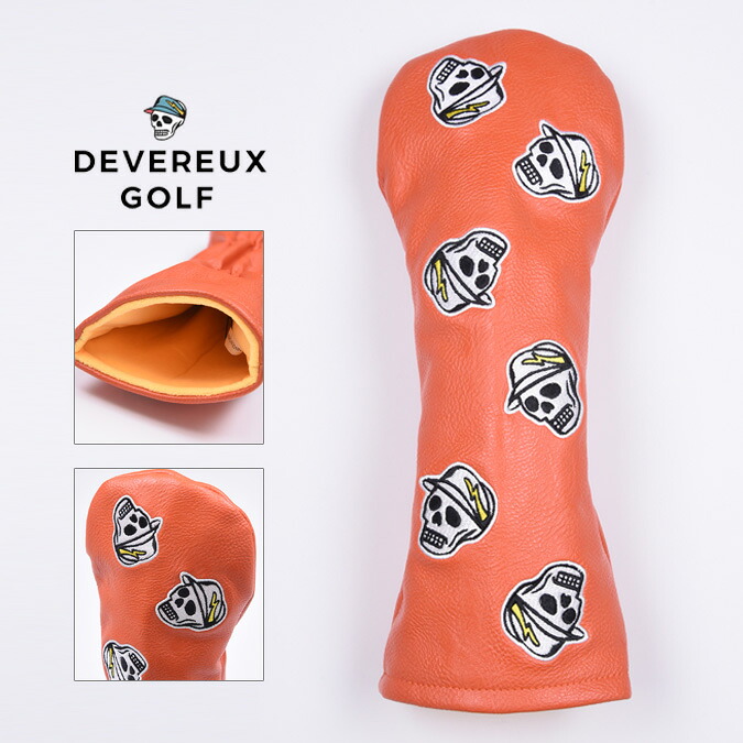 DEVEREUX GOLF デヴァローゴルフ Icon Fairway Cover / シグネチャーアイコン フェアウェイウッドカバー ゴルフ スポーツ グッズ 雑貨 小物 ヘッドカバー ゴルフアイテム ギフト プレゼント 贈り物 コンペ 景品 ラウンド メンズ レディース 正規品 FW用 763474841