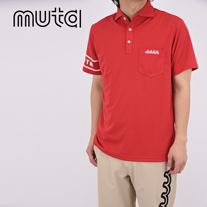 【新品同様】☆muta　ムータマリン：ゴルフウェア　バイカラー　ポロシャツ　Ｓ 楽天市場】【期間限定ポイント10倍】muta MARINE ムータマリン GOLF